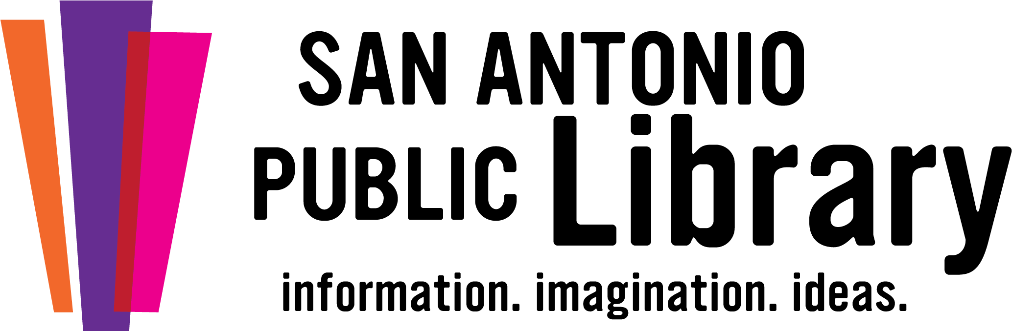 Library Book Collections - San Antonio Public Library Logo (2131x717)