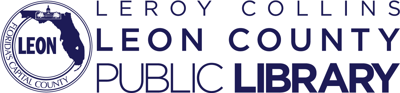 Library Logo - Leon County Public Library Logo (1400x346)