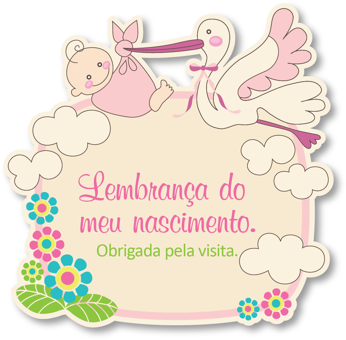As Lembrancinhas De Nascimento Dão Um Charme Especial - Obrigada Pela Visita Maternidade (1754x1240)