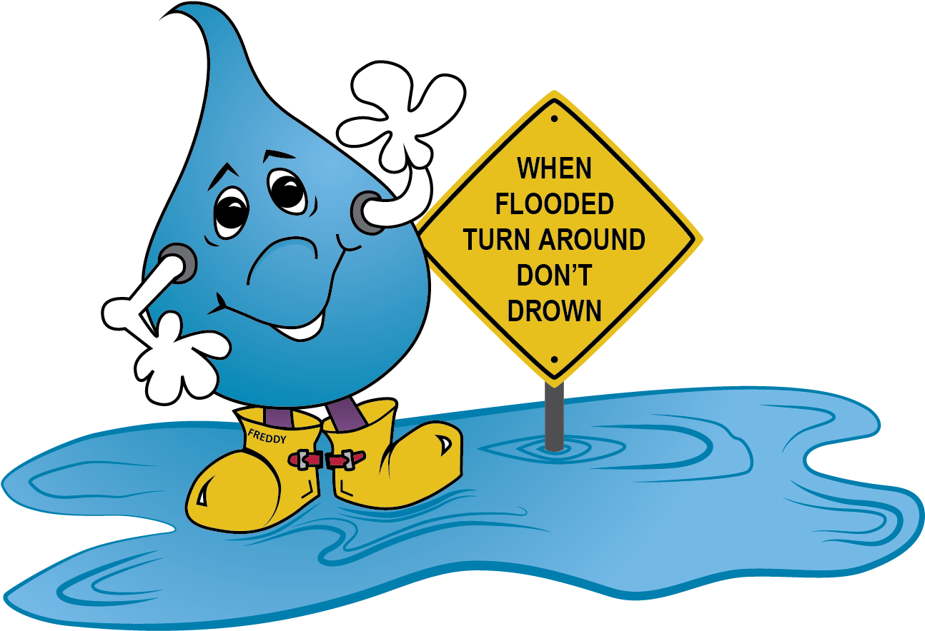 Turn Around Don't Drown Warning Signs To Oklahoma Communities - Turn Around Don T Drown (1384x968)
