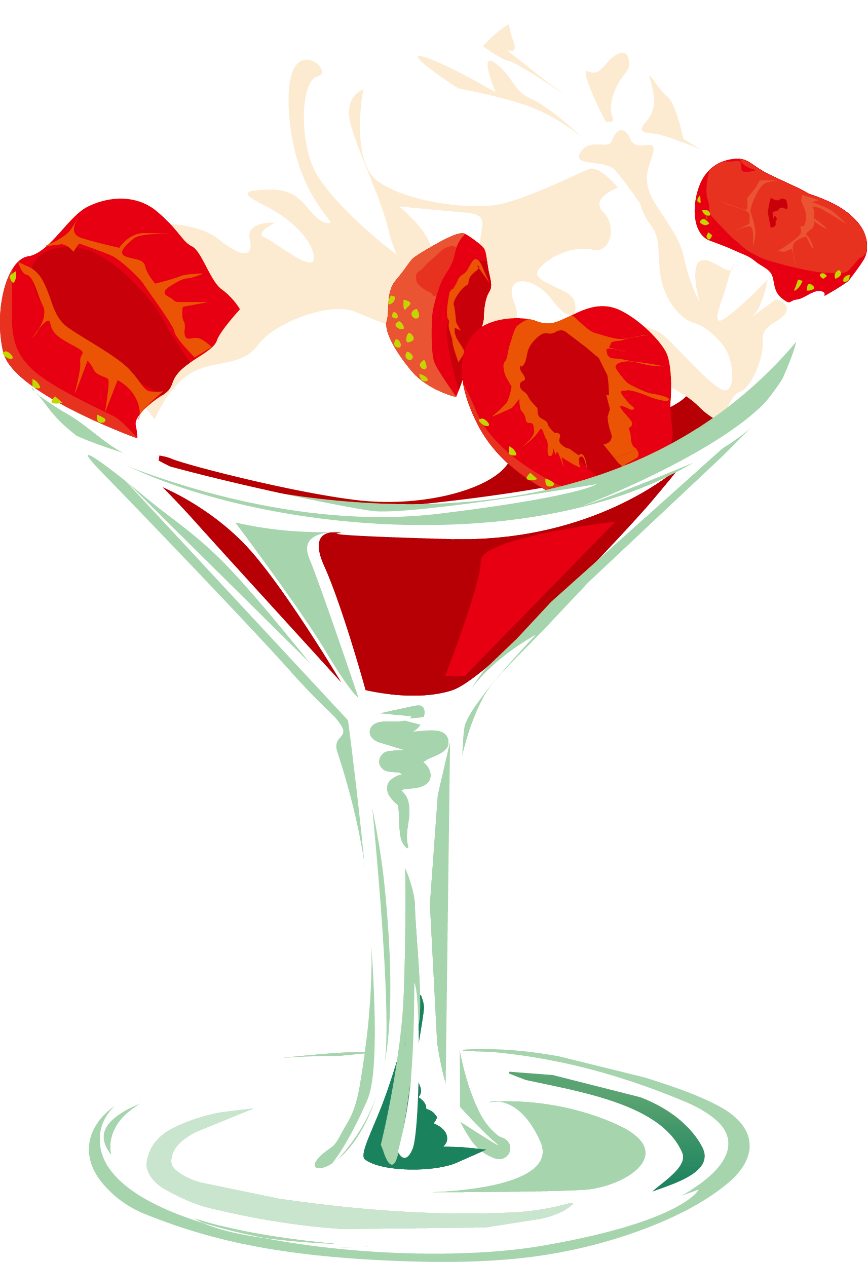 Ice Cream Cosmopolitan Martini Cocktail Garnish - Cosmopolitan (1711x2491)