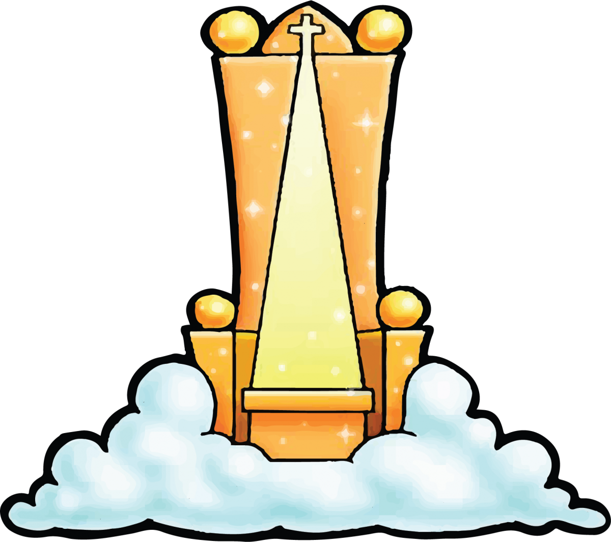 Throne Of God Bible Clip Art - Throne Of God Bible Clip Art (1200x1065)
