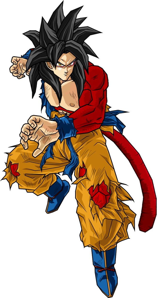 Super Saiyan 4 Goku Dragon Ball Z Video Games - Dragon Ball Z Goku (649x1231)