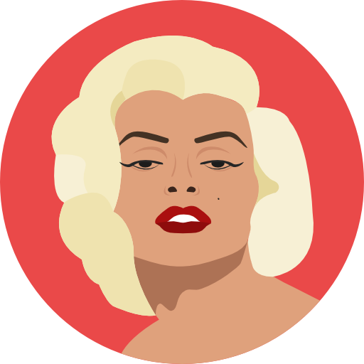 Marilyn Monroe Free Icon - Marilyn Monroe Vector Png (512x512)