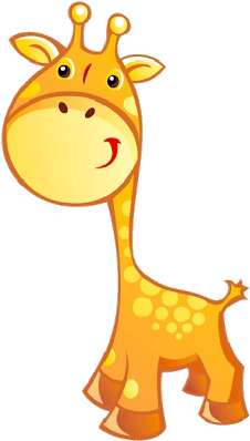 Baby Giraffe Clip Art - Giraffe (400x400)