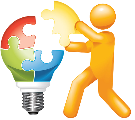 Unique Solutions To Tap The Best Business Growth Opportunities - Light Bulb Puzzle Pieces (458x400)
