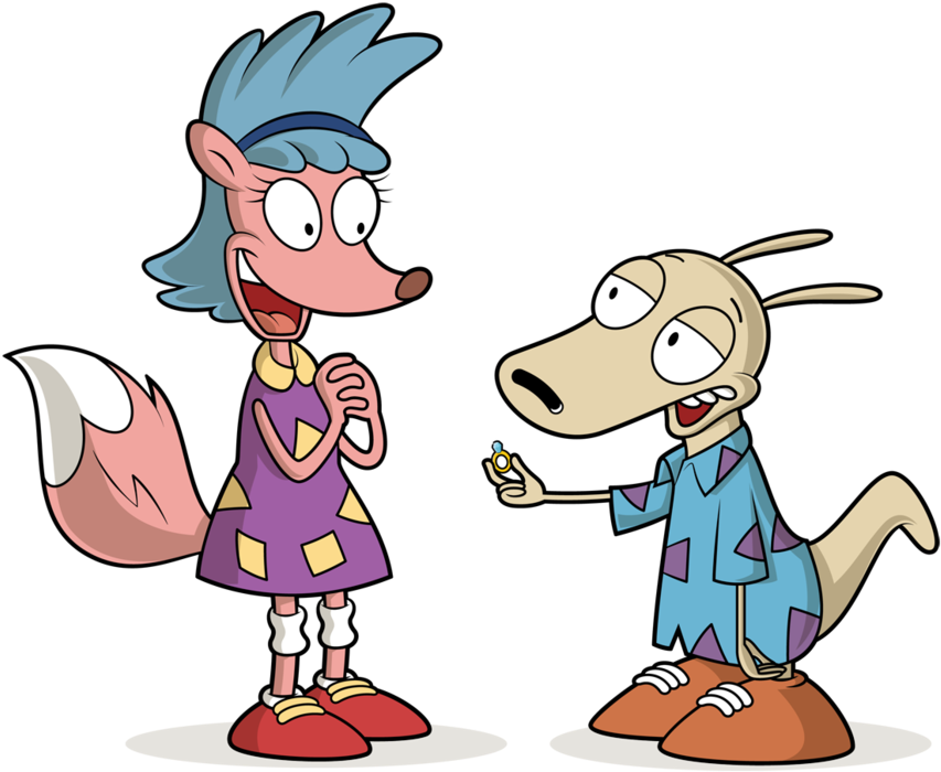 Rocko And Sheila By Culu Bluebeaver - Rocko's Modern Life Sheila (1024x724)