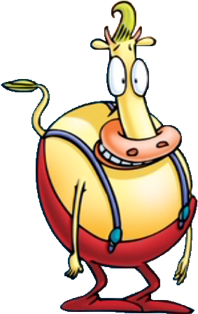 Dvd Illustration Heffer 1 Pngrockos Modern Life Heffer - Heifer Rocko's Modern Life (300x460)