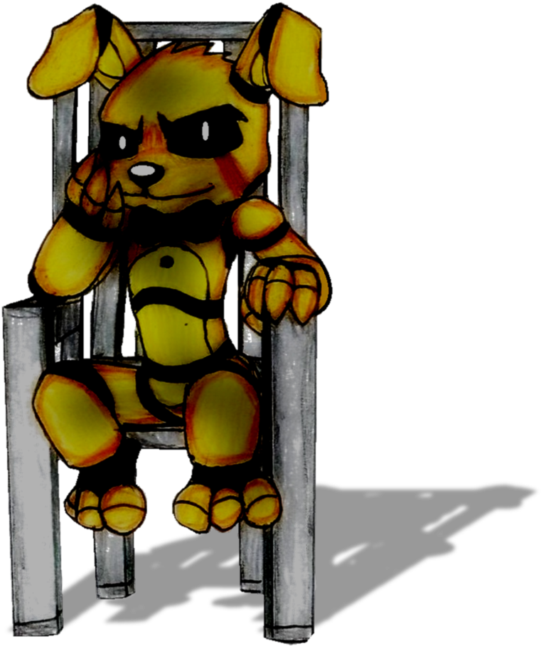 Throne Of Plushtrap By Bluewolfavenger - Cartoon (831x962)