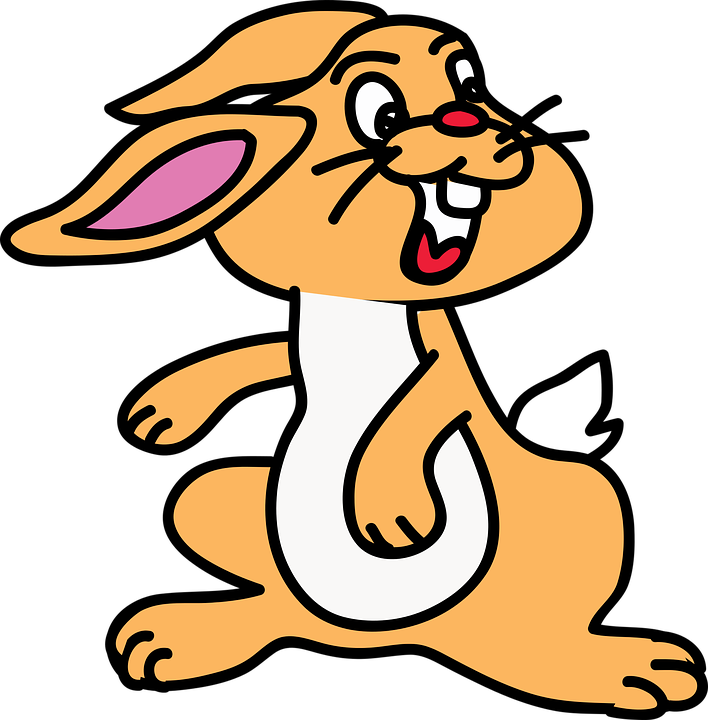 Rabbit Cartoon 7, Buy Clip Art - Gambar Kelinci Kartun Lucu (708x720)