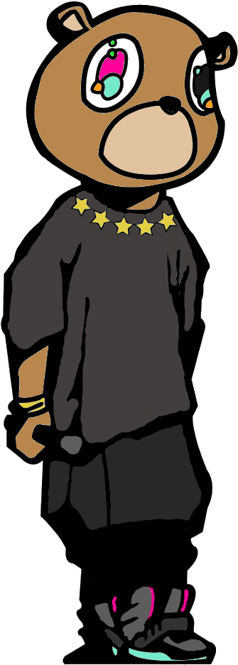 Watch The Throne Dropout Bear By Bdubbd - Watch The Throne (360x960)