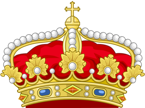 This Image Rendered As Png In Other Widths - Heraldic Imperial Crown (500x373)