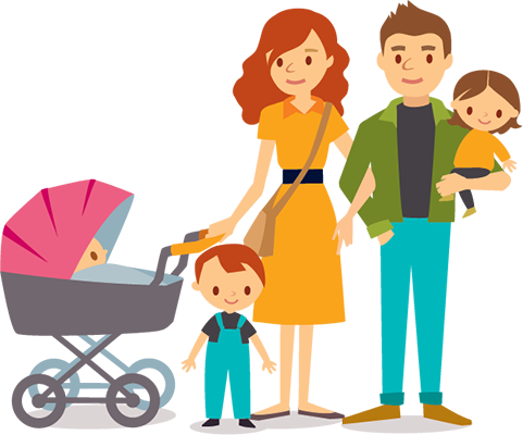We Are A Family - Stock Illustration (481x400)
