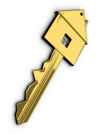 Source - - House Key (439x533)