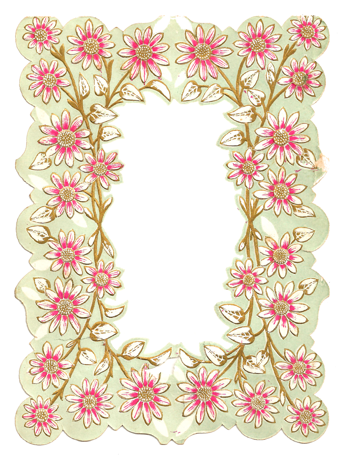 And, The Second, Stylized Flower Frame Is Amazingly - Motif (1203x1600)