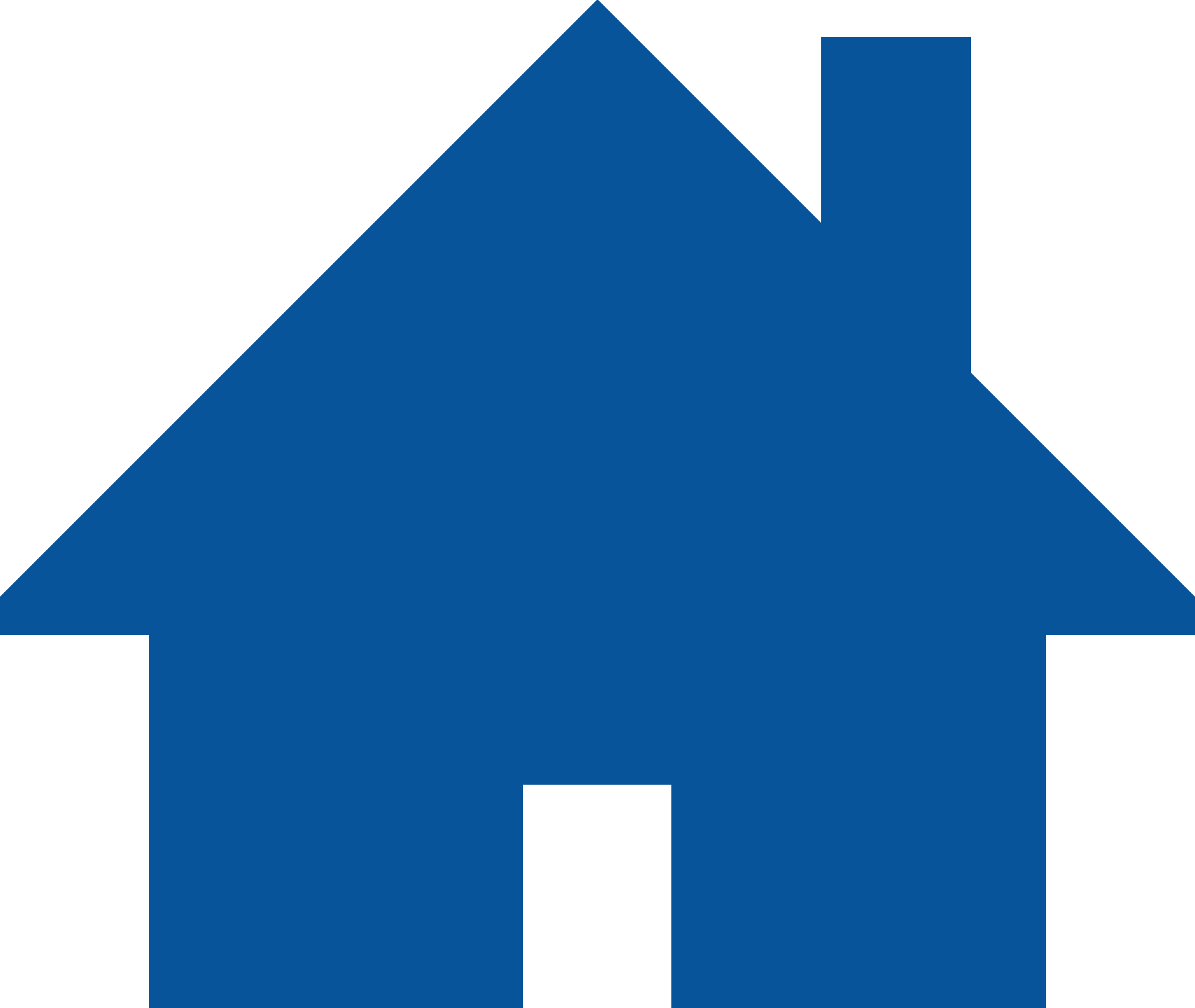 Mortgage Loan - Blue House Icon Png (1707x1440)