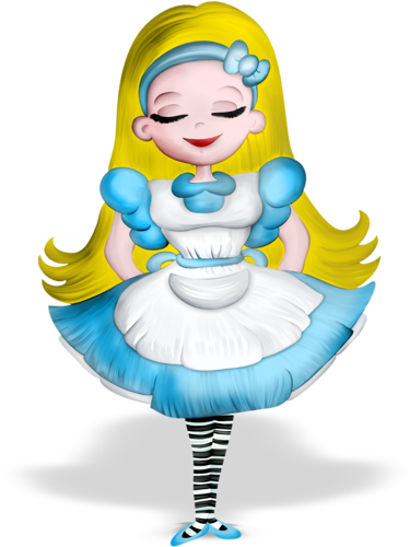 Tubes Alice Aux Pays Des Merveilles - Alice In Wonderland (375x500)
