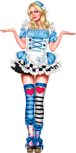 Alice Au Pays Des Merveilles - Leg Avenue Miss Wonderland (medium) (249x500)