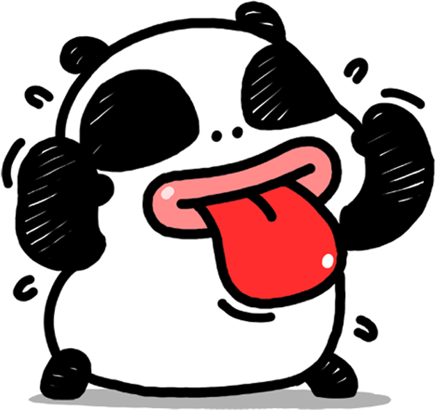 Giant Panda Cuteness Clip Art - Giant Panda Cuteness Clip Art (640x640)