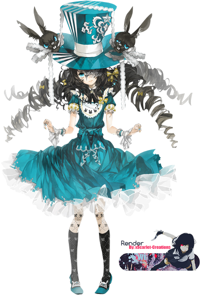 Anime Girl Mad Hatter (435x600)