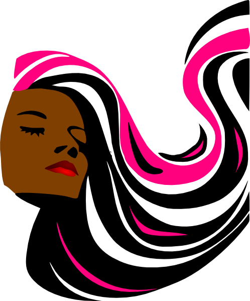 Long Hair Svg (498x599)