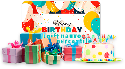 Happy Birthday Gift Card - Happy Birthday Gift Card (443x275)