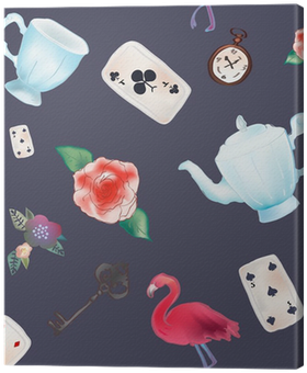 Tableau Sur Toile Alice Au Pays Des Merveilles • Pixers® - Alice's Adventures In Wonderland (400x400)