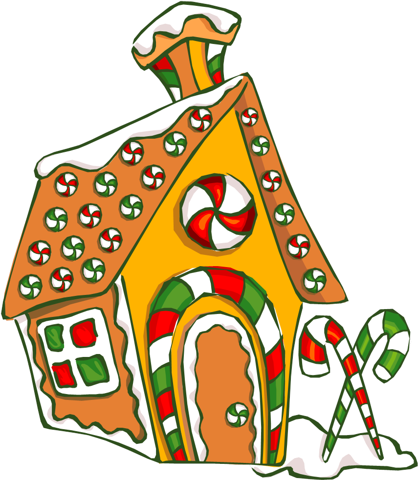 Build A Gingerbread House Quarryville Library Clipart - Gingerbread House Clip Art (877x1010)