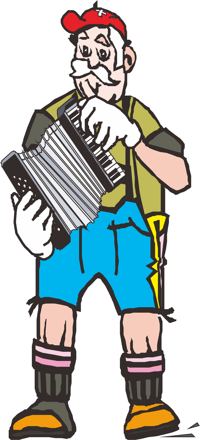 Accordion Clip Art - Accordion Clip Art (842x1849)