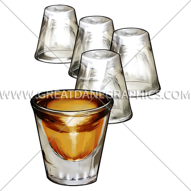 Shot Glasses - Decal (385x385)