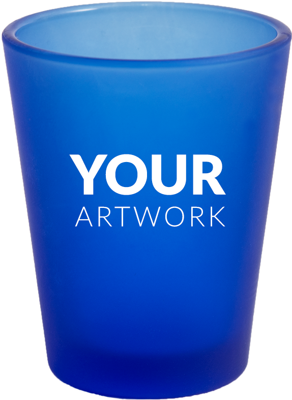 Customized Frosted Blue Shot Glass- - Coffee Cup (800x800)