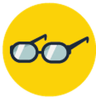 Yellow And Blue - Circle (393x399)