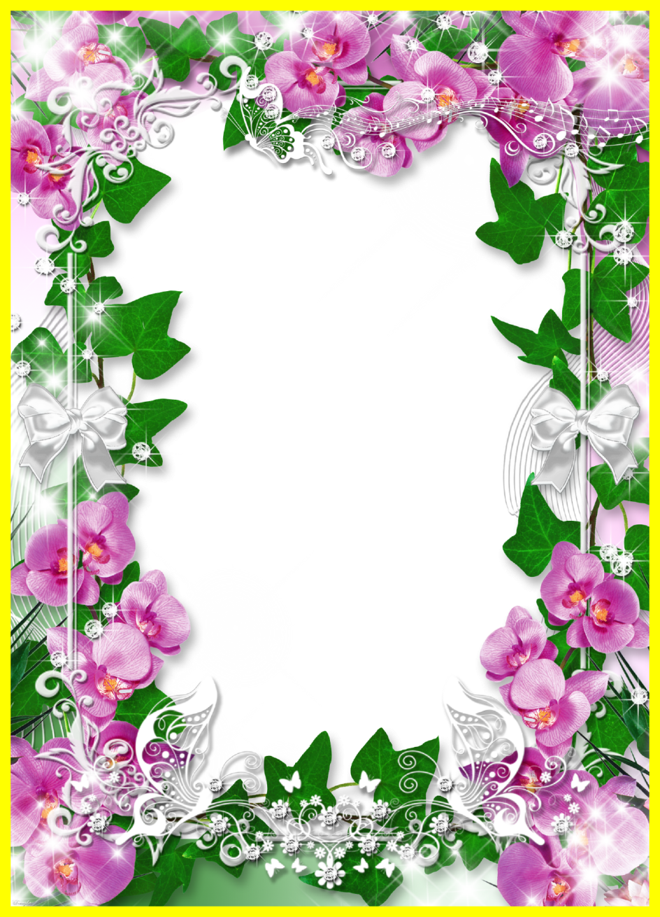 Incredible Pin By Jokkaby On Cards Pict Of Lilac Flower - Orchid Frame Png (944x1310)