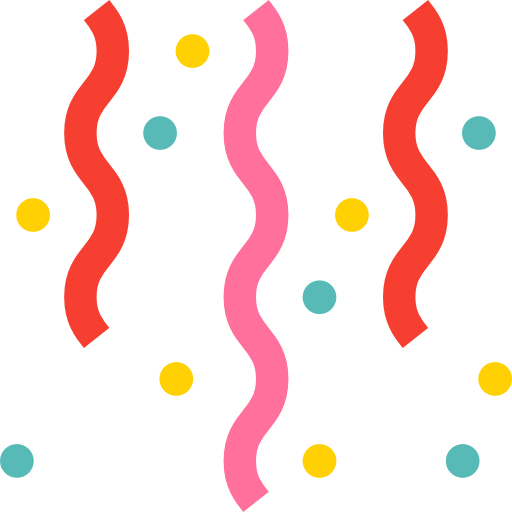 Icon Confetti Png (512x512)