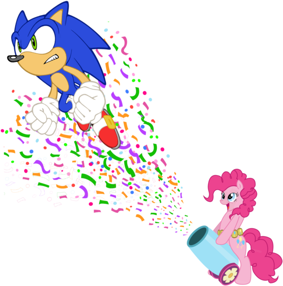 Pin Confetti Clipart Transparent - Confetti Blaster Cartoon Gif (600x600)