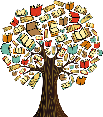 Your Community Library - Book Tree Transparent (350x400)