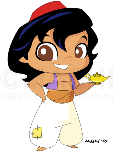 Aladdin By Mashi - Chibi (400x518)