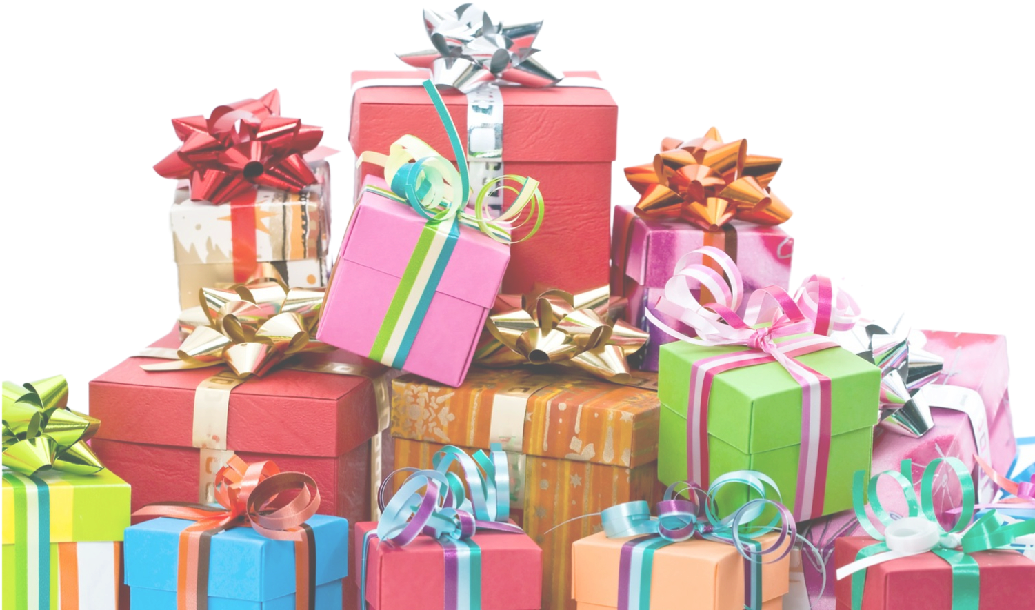 Birthday Gift Ideas - Gift Items In Png (1500x900)