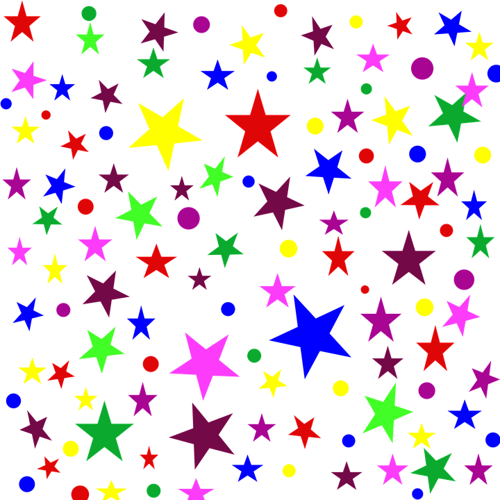 Confetti Cliparts Background 14, - Fondos De Puntos Png (720x720)