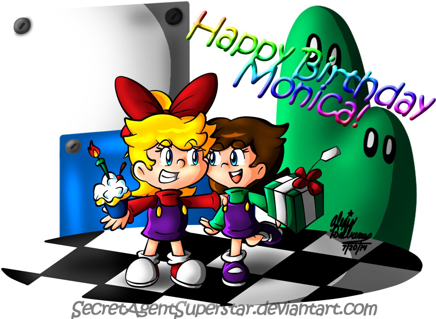 Happy Birthday Monica By Secretagentsuperstar - Happy Birthday Monika Dee (1600x1200)