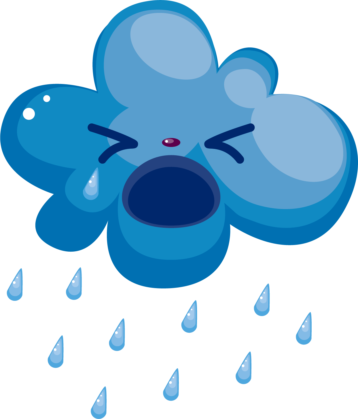 тучка с дождиком. кричащее облако. грустная тучка. кричащее облако. окошко для текста комикс.