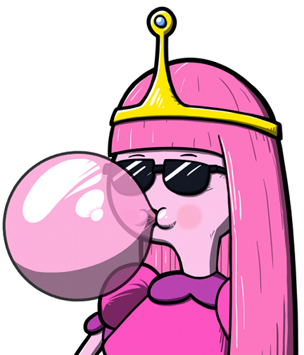 Largestupidity 5 5 Princess Bubblegum's Bubblegum Bubble - Princess Bubblegum Bubble (448x512)