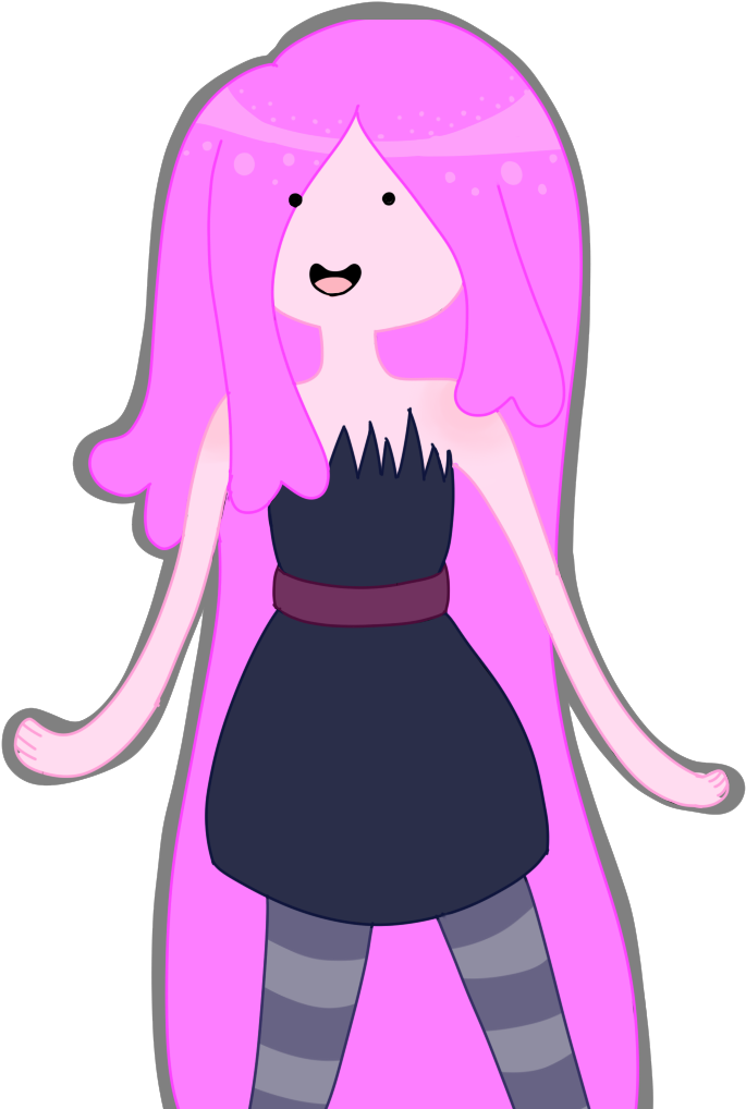 Princess Bubblegum The Vampire Queen By Amourex - Marceline And Bubblegum Fusion (700x1030)