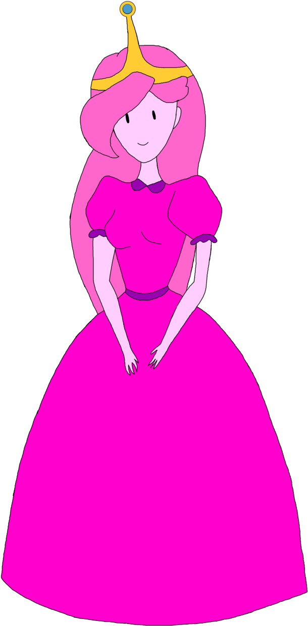 Princess Bubblegum By Marylizmonroe - Princess Bubblegum (634x1259)