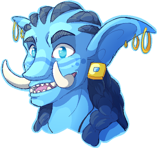 Blue Sky By Didthesqd - Cartoon (550x500)
