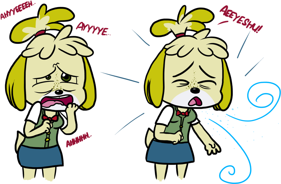Isabelle Sneezes On Everything By Psfforum - Busty Isabelle Animal Crossing...
