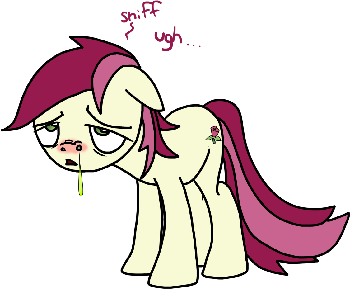 Anyponedrawn, Cold, Fetish, Floppy Ears, Gross, Mucus, - Red Nose Sick (8700x7648)