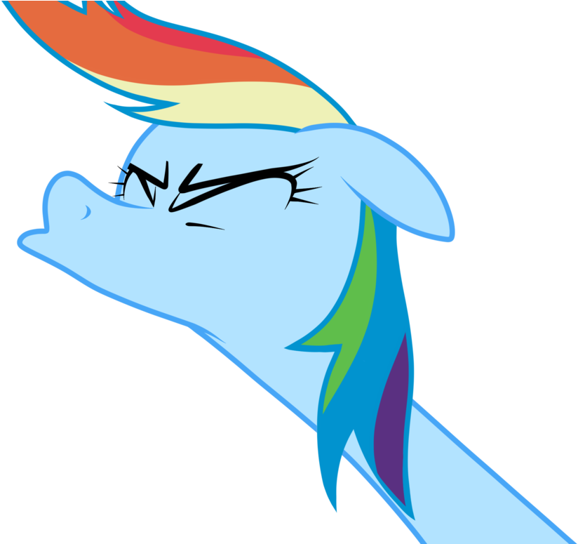 Rainbow Dash Sneeze - Cartoon (1033x774)