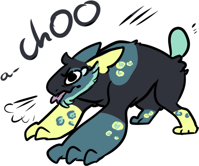 How Do You Sneeze With Your Eyes Open By Saiibo - Cartoon (808x638)