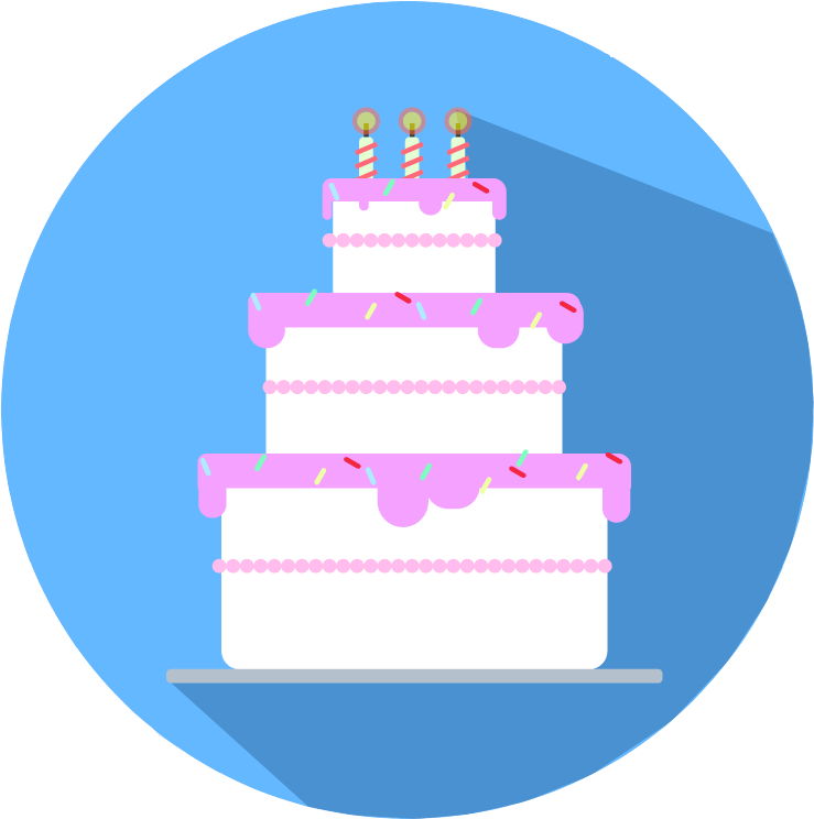 Bday Cake Icon By Charlesjw94 - Cake Icon (746x751)